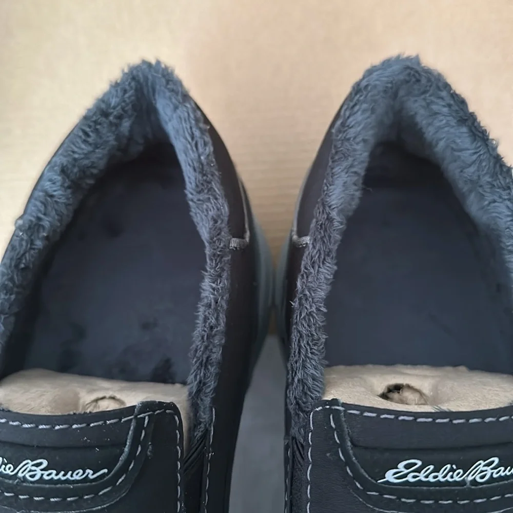 Eddie Bauer men’s Black Shelvin Moc SZ 12
